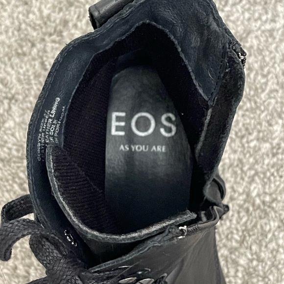 EOS Corbyn women’s leather combat boots - Picture 8 of 12